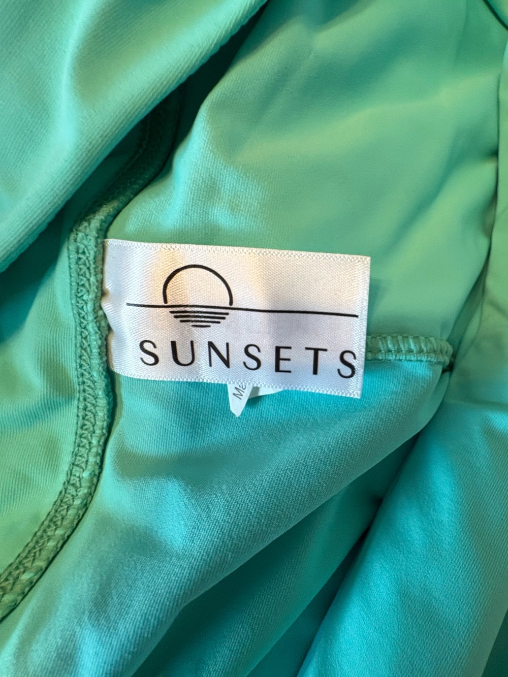 Sunsets Sporty Swim Skirt Aqua Medium - Picture 2 of 5